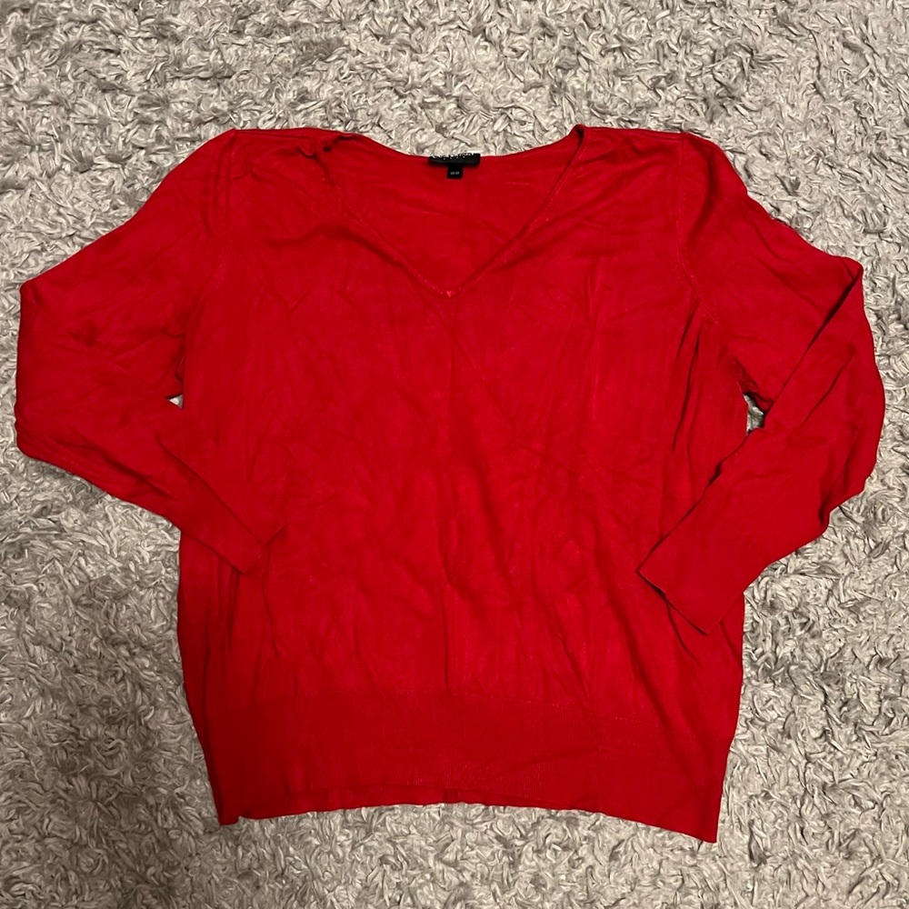 Bright Red Sweater